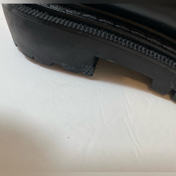 H&M Women’s Chunky-soled loafers Black Size 38/US 7 “as is” - Picture 5 of 11